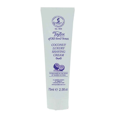 Shaving Cream 75ml Tube Coconut