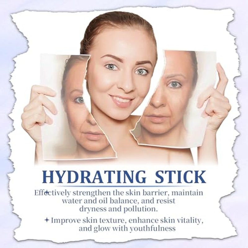 2PCS Calcium Multi Balm,Calcium Volume Multi Balm, Korean Collagen Moisturing Stick, Wrinkle-Reducing Cream,Plumps Reduces Fine Lines, Hydrating Suitable for Eyes, Neck, Face