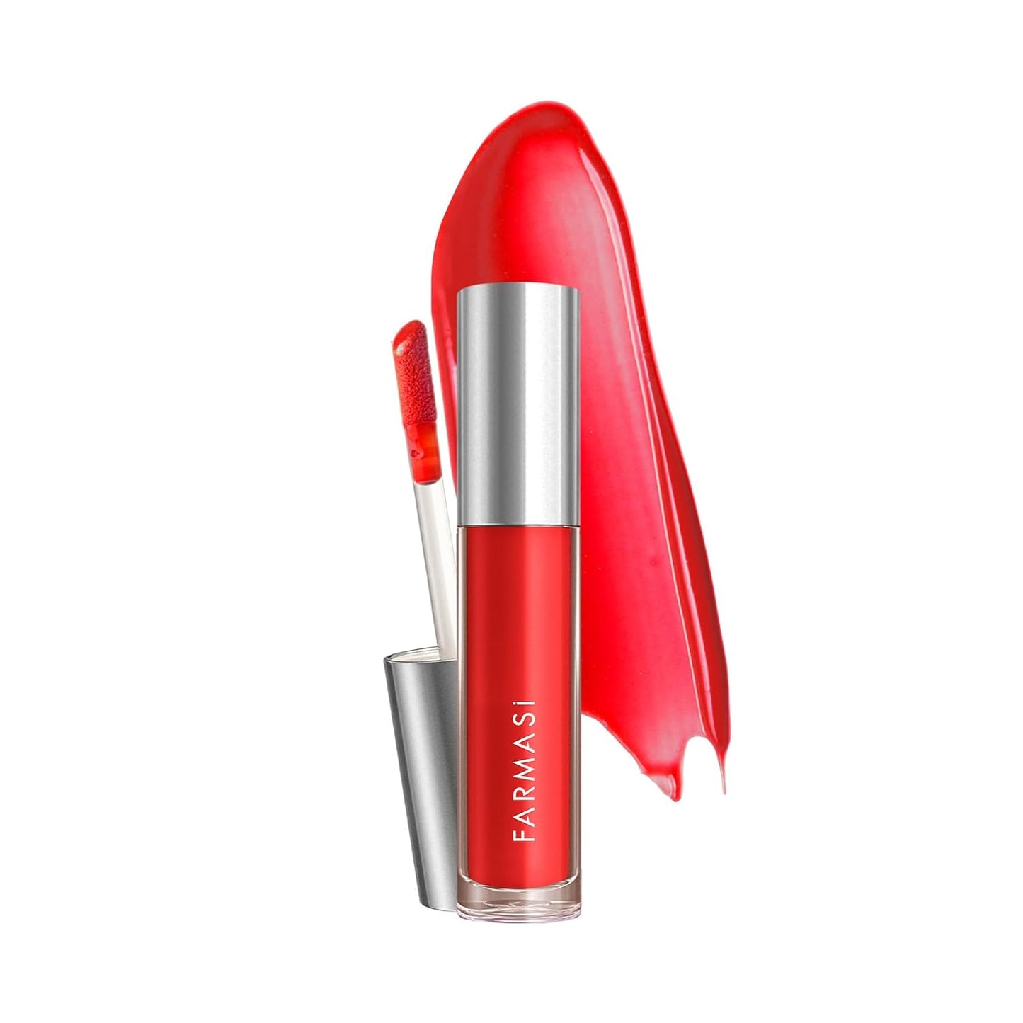 FARMASi Tinted Lip Plumper - Hydrating Plumping Lip Gloss for Fuller, Youthful Lips | Fiery Color