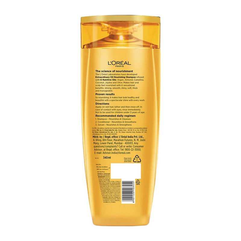 L'Oreal Paris Hex 6 Oil Shampoo, 360ml