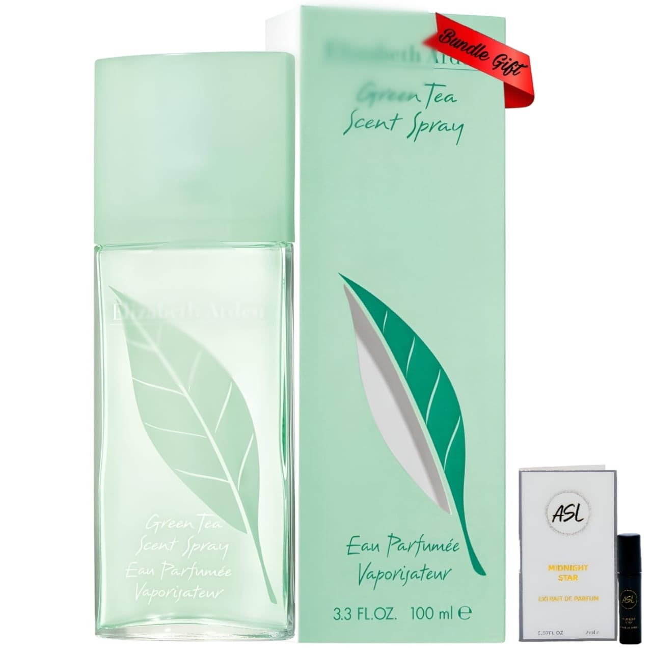ASL -Perfume for Women Eau de Parfum Spray, 3.4 Fl Oz Bundle with Travel Size .07 oz perfume Gift