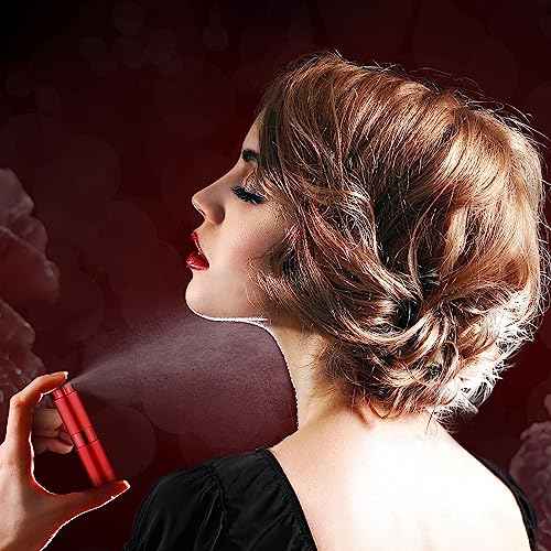 Tessco for you 35 Pieces 8ml Travel Refillable Perfume Bottles Mini Cologne Perfume Spray Bottle Empty Pocket for Travel and Outgoing Pocket Cologne Sprayer