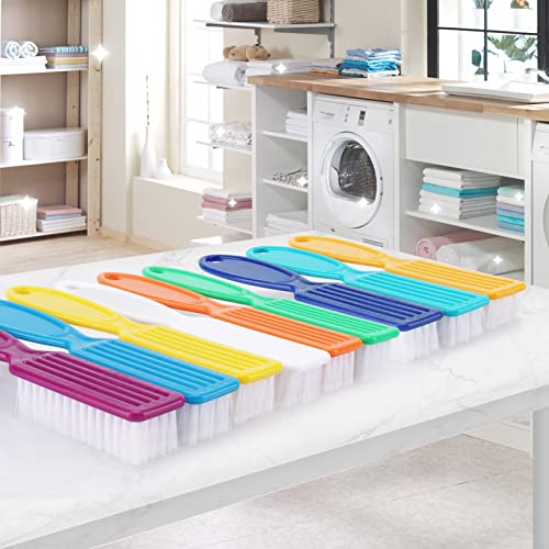 24 Pcs Handle Grip Nail Brush, NICEMOVIC Hand Fingernail Cleaner Brush Manicure Tools Scrub Cleaning Brushes Kit, Use for Toe and Nail Cleaning (Bright Colors) Cleaning(Bright Colors)