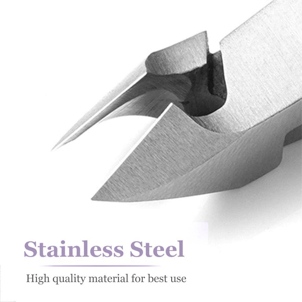 IVON Cuticle Trimmer, Non-Slip Professional Cuticle Nipper Stainless Steel Cutter