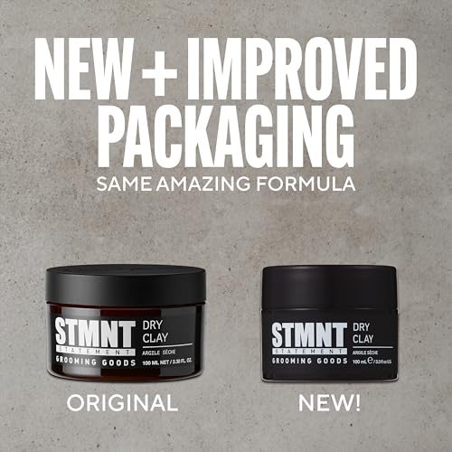 STMNT Grooming Goods Dry Clay | Extra Matte Finish | Super Strong Control | Easy to Wash Out