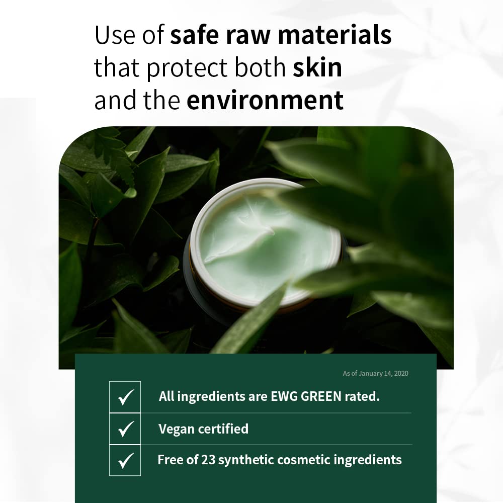 lapalette Calming Green Refresh Cream | Green tea | Hydrating for trouble and sensitive skin | Vegan Sticky-Free, Cruelty-Free, Paraben-Free | K-beauty 60ml/2.02 fl.oz.