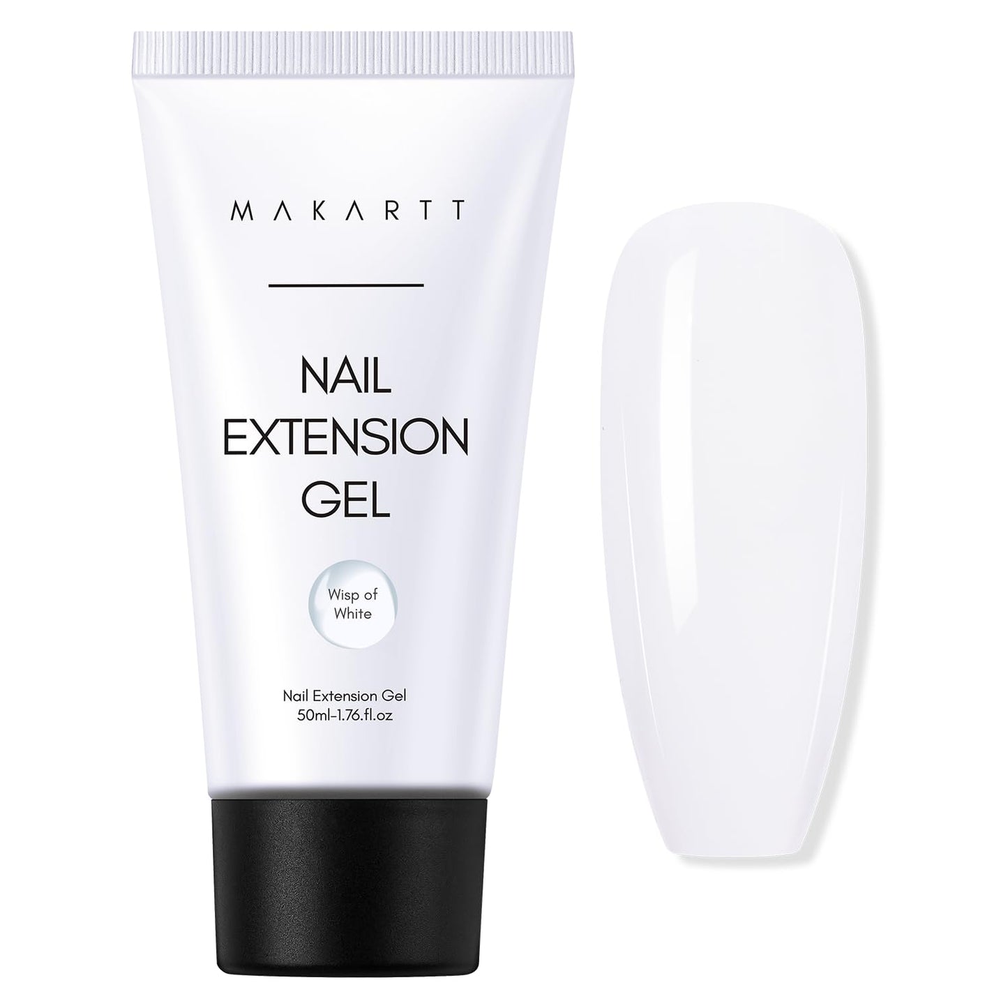 Makartt Poly Nail Gel: Clear 50ML Gel Builder for Natural-Looking Strengthener 3D Molding Gel for Trendy Nail Art-Long-Lasting and Easy to Use Supplies