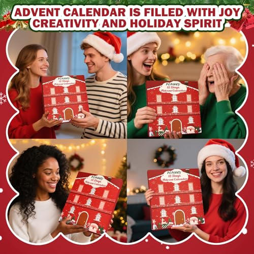 Makeup Advent Calendar 2025,12 Days Christams Advent Beauty Calendar,Countdown Calendar For Girls Teens Women Adult,Xmas Holiday Beauty & Cosmetic Surprise Gif