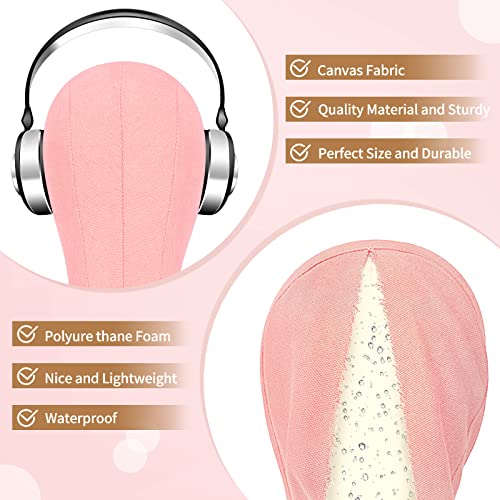 Beauty Star 63inch Tall Wig Stand Tripod with 22inch Mannequin Head, Canvas Block Wig Head Included Adjustable Holder and Wig Caps Kit for Multiple wigs, Perfect for Making Wigs, Display Styling