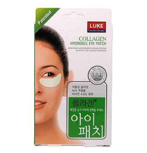 Luke Eye Patches Dark Circle Pads Collagen Hydrogel Sheets 10 Pairs (20 Sheets)