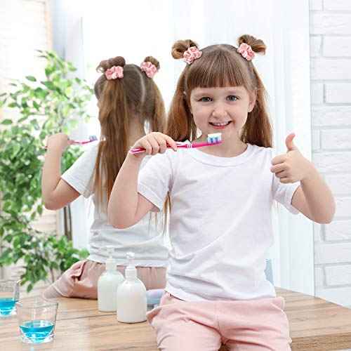 BBTO 6 Pcs Dental Assistant Gifts Teeth Hair Scrunchies Velvet Tooth Pattern Elastic Ponytail Holders Hair Tie Ropes Dentist Hygienist Accessories Cute Funny Christmas Gift for Nurse Women Girls