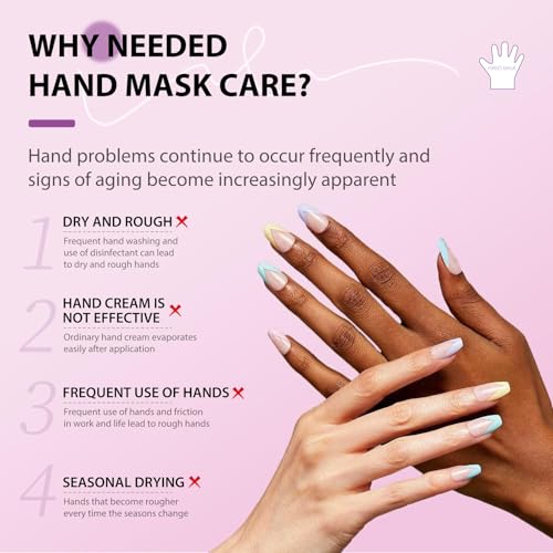 Hydrating Hand Foot Masks Set,3 Pack Glove Mask for Dry Hand,Exofliating 3 Pack Socks Maskfor Peeling Away Dead Skin Calluses£¨Lavender£©