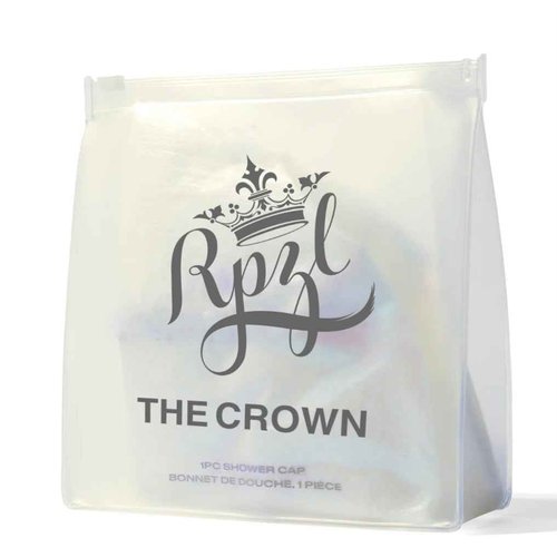 RPZL Extra Large Terrycloth Shower Cap, Triple Layer Waterproof, White