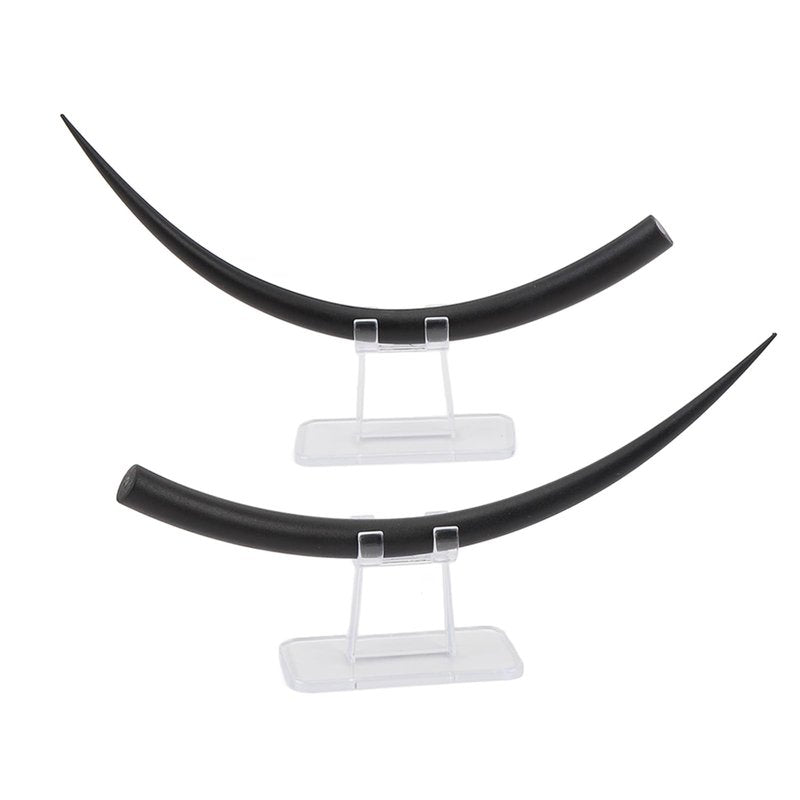 Large Eyelash Teaching Display Model B C Eyelash Training Tool with Base for Beauty Lash Schools