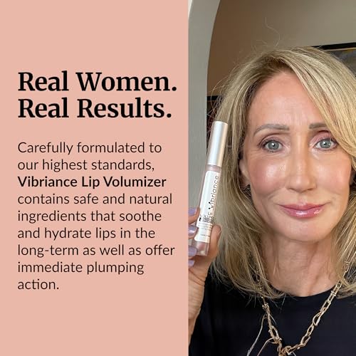 Vibriance Hydrating Lip Volumizer - Plumping Gloss with Hyaluronic Acid - Plumper Smooths Lines and Wrinkles, 0.14 fl oz