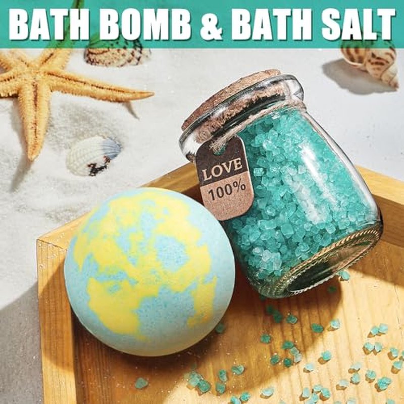 Birthday Gifts for Women Friendship, Ocean Relaxing Spa Gifts Basket for Women Self Care Gifts, Thank You Gifts Bath Set Christmas Gifts for Mom Her Best Friend Wife Sister Coworker Nurse Teacher