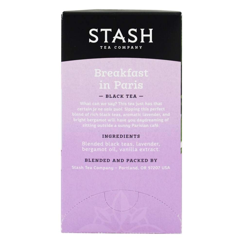 Stash Tea Breakfast in Paris Black Tea, 18 Count