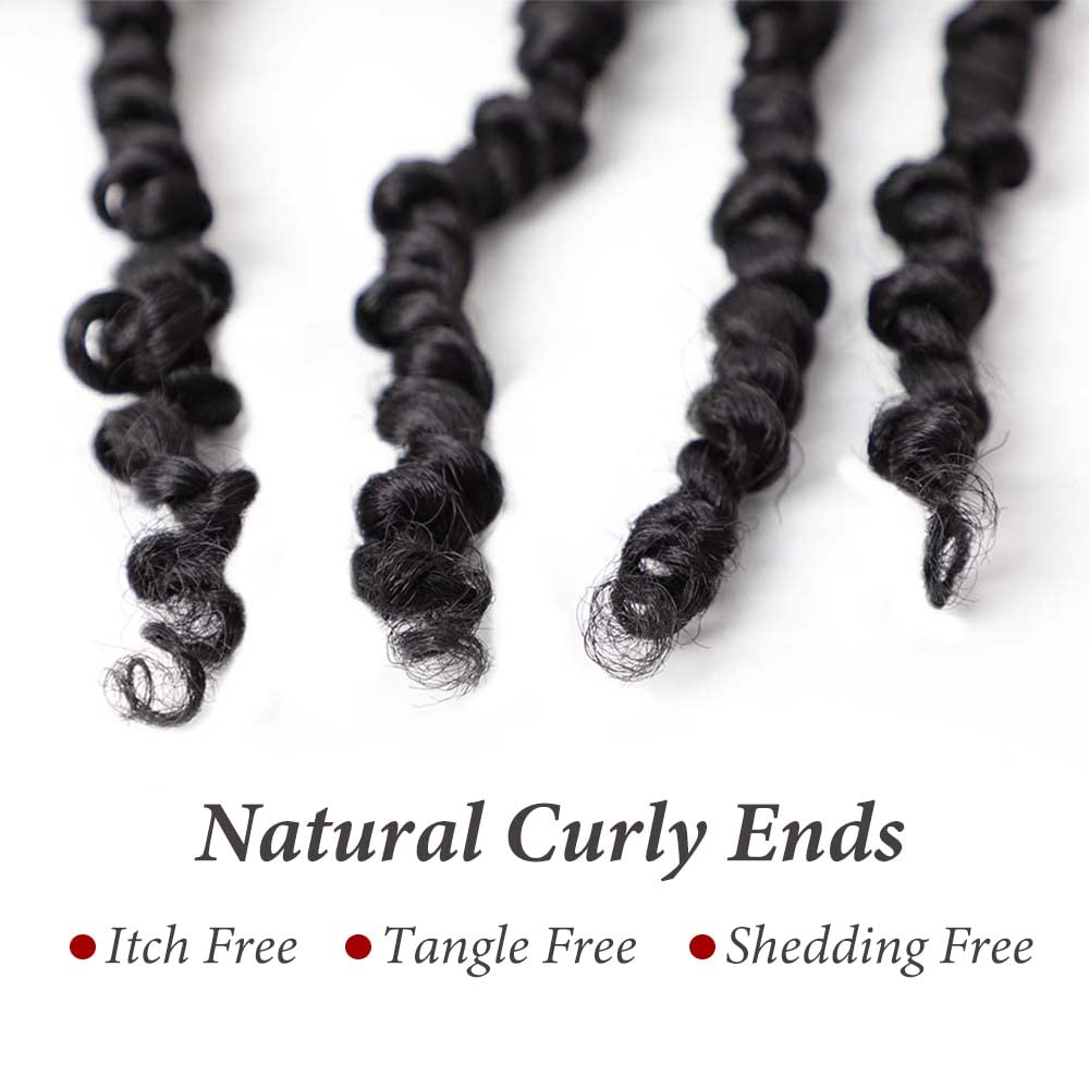 VIOLET Passion Twist Crochet Hair 6 Inch 9 Packs Natural Black Passion Twist Hair Short Twist Hair Prelooped Crochet Hair for Black Women(1B,6 Inch,9 Packs)