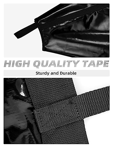 BLUEWING 32in Sea Anchor Drift Sock 840D Nylon Parachute Fishing Drogue for Marine Boat/Jet Ski/Sail, Black