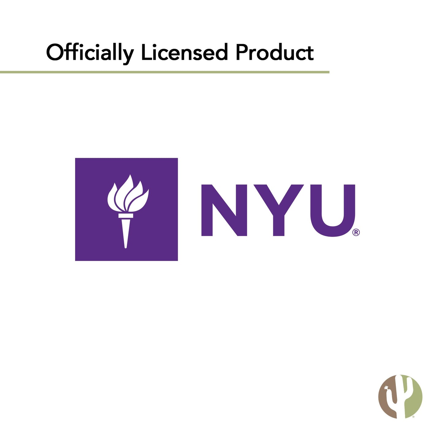 Desert Cactus New York University Baseball Hat NYU Violets Brimmed Embroidered Cap Adjustable Cloth Strap Adult (Style A)