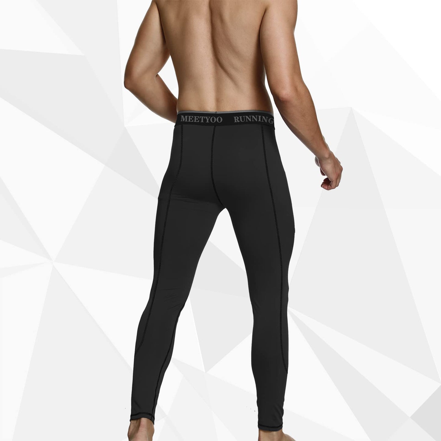 MEETYOO Men's Standard Athletic, Black-01, Small