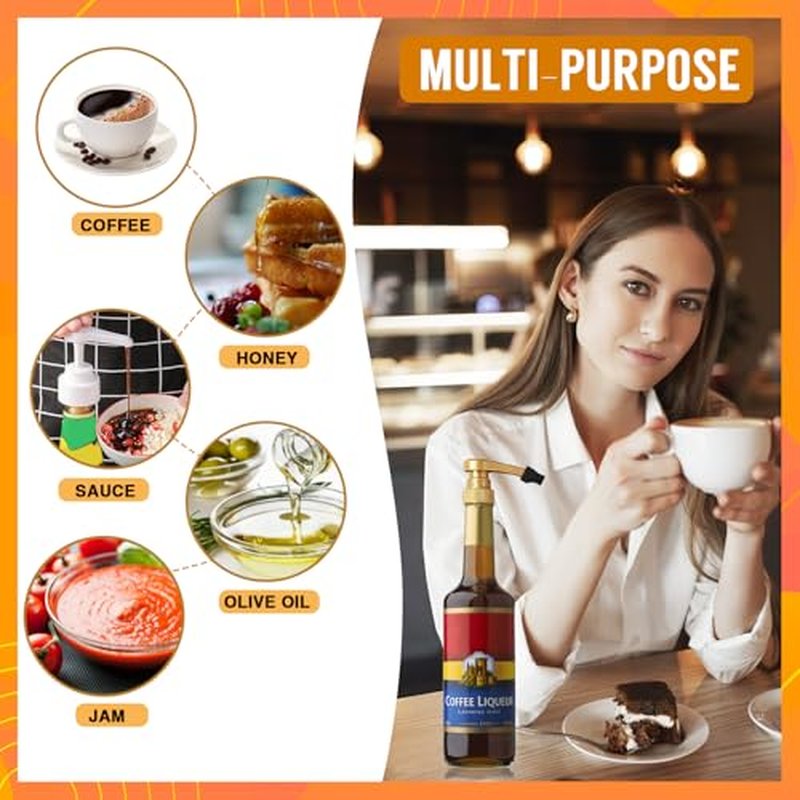 100 Pack Coffee Syrup Pump Tip Covers Black Rubber Pourer Cap Syrup Cap for Syrup Pump Keep Syrup Sugar Condiments Olive Clean Preserved, Fit Pour Dispenser, Oil Liquor Bottle, Long Lotion Pumps