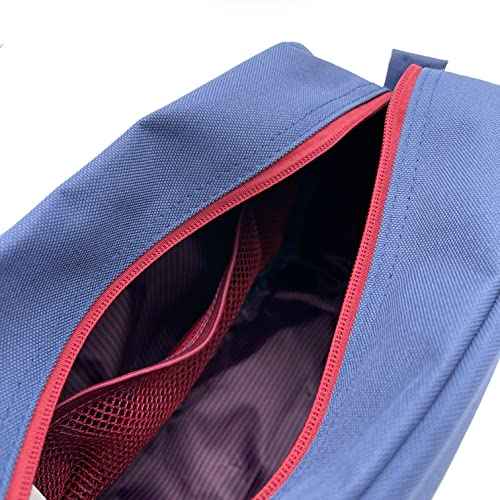 Icon Sports Fan Shop FC Barcelona World Soccer Club Team Logo Officially Licensed Toiletry Travel Bag (Navy, ONE SIZE)