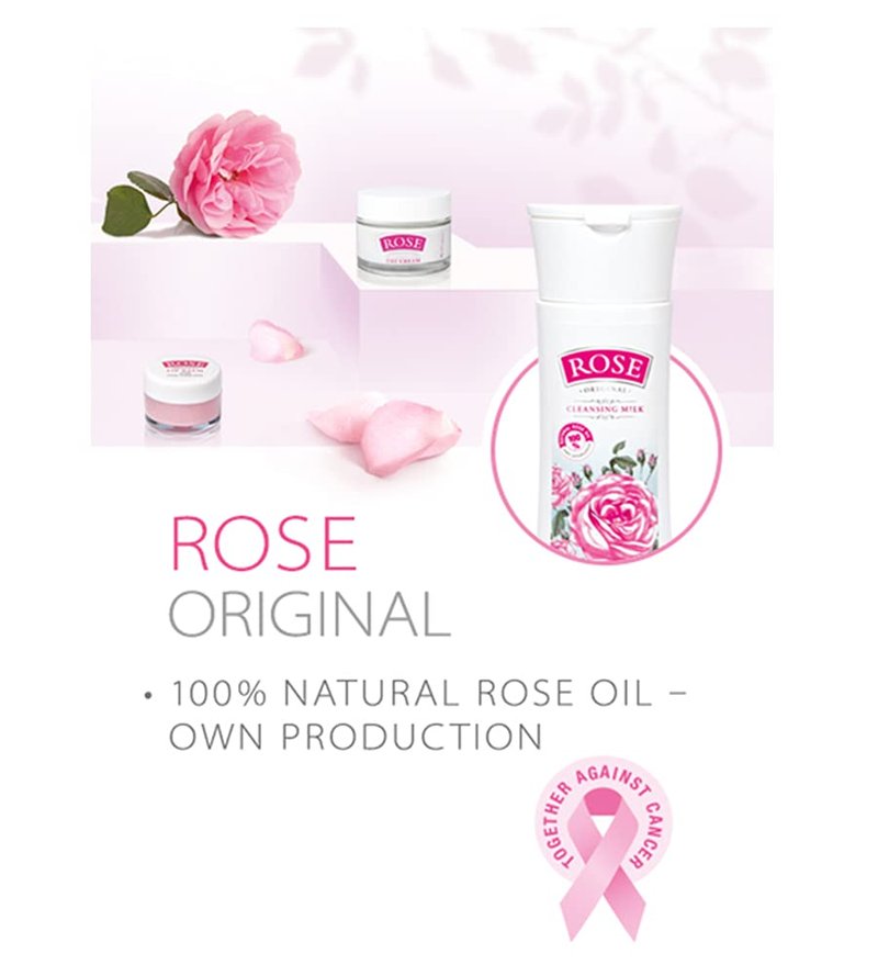 Rose Bulgarian Revitalizing Hair Care 3 Piece Gift Set - Natural Rose Shampoo, Hair Conditioner, Hand Cream
