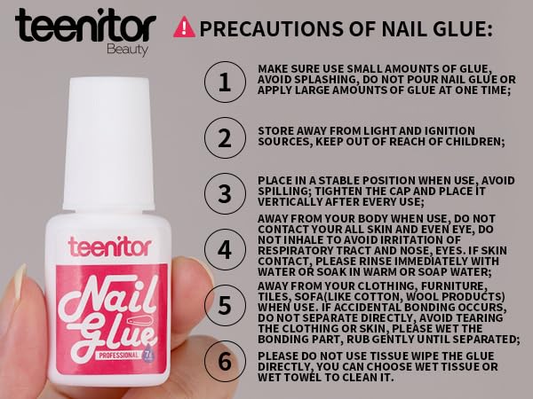 Acrylic Press-On Nail Kit - Clear Coffin Tips, Art Brushes, Glitter & Rhinestones | Complete Nail Supplies