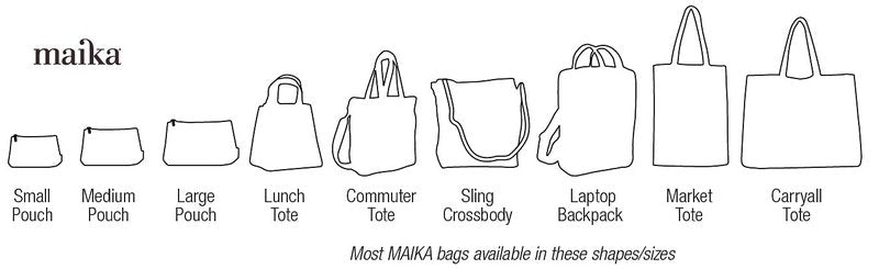 MAIKA Recycled Canvas Market Tote Bag, Waxed Ash