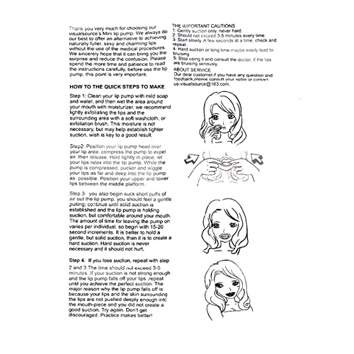 Lip Plumper,Lip Enhancer Plumper Tool Women Lip Plumping Tool, Portable Silicone Lip Suction Enhancer Device Beauty Tool