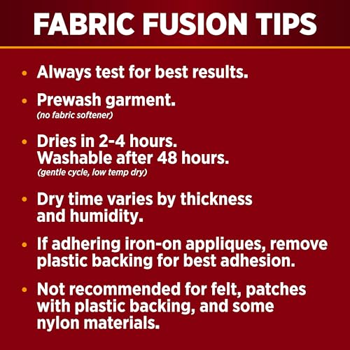 Aleene's Fabric Fusion Permanent Fabric Adhesive, 2-Ounce