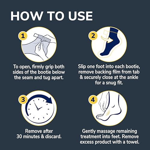 Dr. Scholl's¢ç Tired, Achy Feet Soothing & Reviving Foot Mask, 3 Pair, Warming Booties