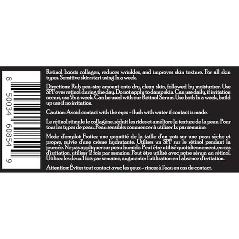 Brickell Men's Retinol Face Moisturizer Cream For Men, Natural & Organic, Anti-Wrinkle Face Night Cream with Retinol & Hyaluronic Acid To Reduce Fine Lines and Even Skin Tone, Fragrance-Free, 2 Ounce