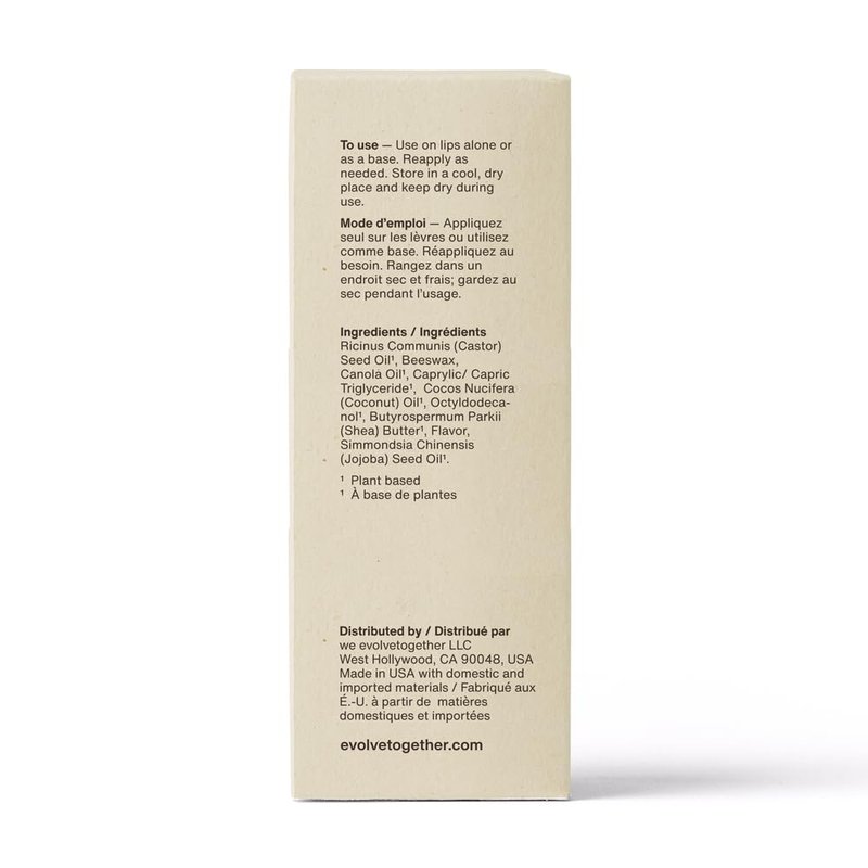 evolvetogether Lip Balm for Women & Men | Plant-Powered Hydration with Calming Lavender | Multi-Use Stick for Lips, Cuticles, Cheeks | Cruelty-Free, Paraben-Free | Made in USA (Provence, 1 Oz)