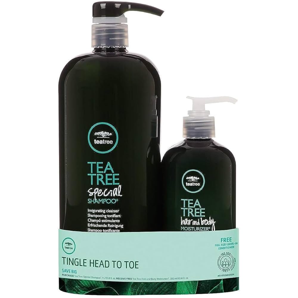 Paul Mitchell Tea Tree Special Shampoo & Moisturizer Set - Nourishing Hair & Body Care