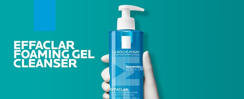 La Roche-Posay Effaclar Purifying Foaming Gel Cleanser - Oily Skin Face Wash with Zinc Pidolate, Alcohol-Free & Oil-Free