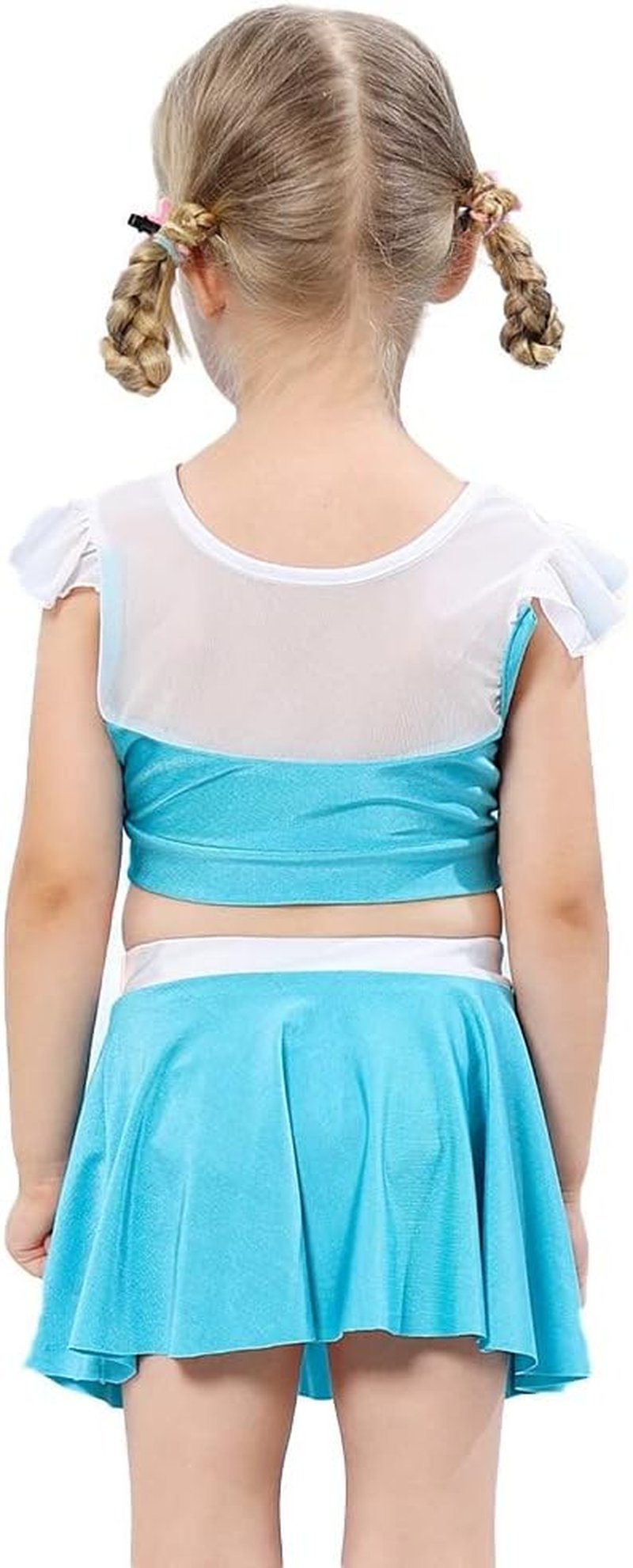Girls Frozen Elsa Princess Swimwear - Two-Piece Tankini Set for Beach & Water Park | Size 5-6T