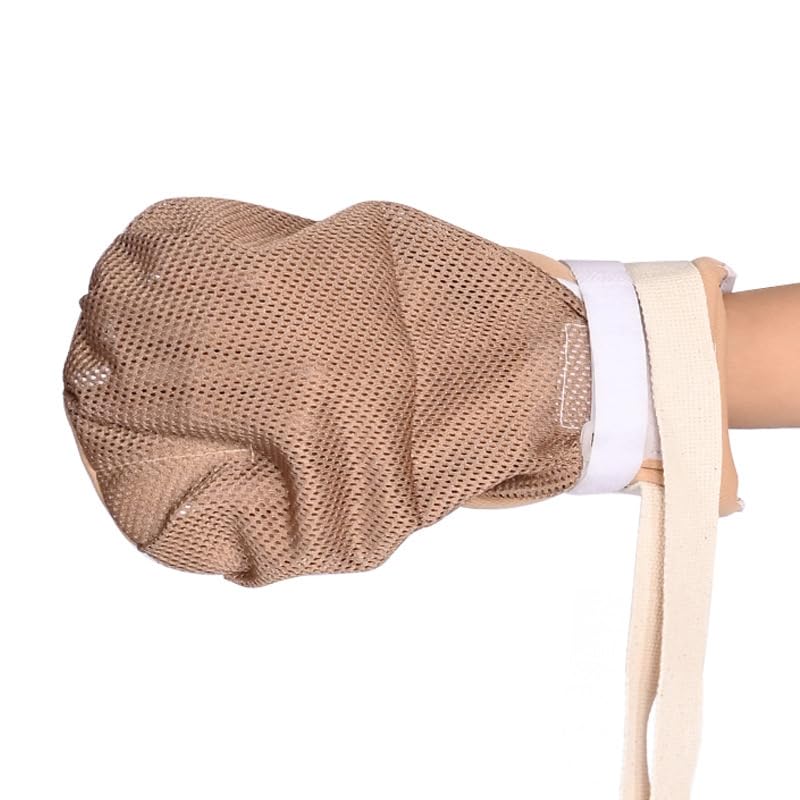 Medical Restraint Mittens - 2Pcs, Protective Gloves for Dementia Patients or Elderly, Bed Restraint Gloves, Dementia Products for Elderly. Hand Restraint Mitts for Elderly Anti Scratch Gloves