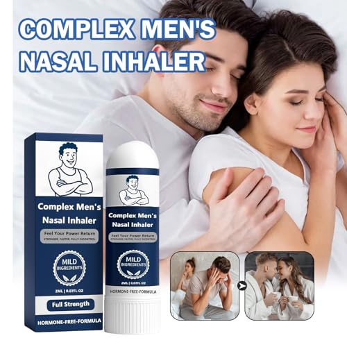 Uncle Stiffy Nasal Inhaler, Uncle Stiffys Nasal Inhaler Complex, Mild and Non-Irritating, Restore Energy and Vitality for Men, Energy Boosting, Minty Revitalizing Scent (2)