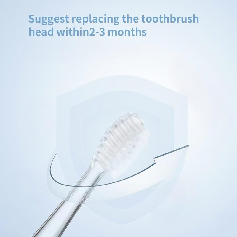 Compatible with Seago SG513/SG977/SGEK6/DT - K6 Electric Toothbrush, Replacement Brush Heads for Kids Electric Toothbrush 3+ Years, Suitable for Toddlers (White, 4 - Pack)