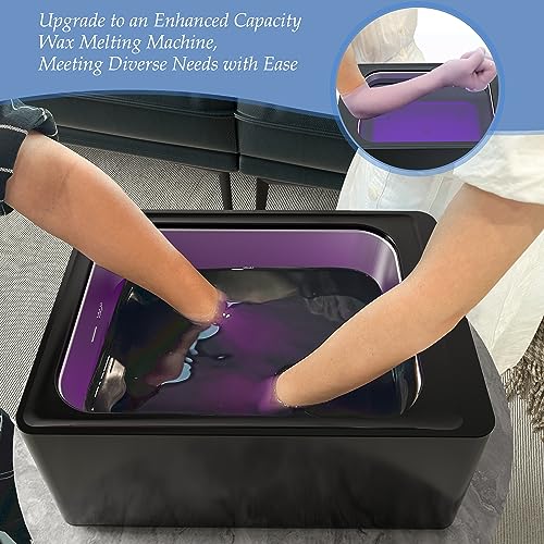 KARITE Paraffin Wax Machine for Hands and Feet, 9000ml Paraffin Wax Bath with Auto-Timer, Smart Mode, Precision Temperature Control, Paraffin Wax Warmer Kit with 16PCs Refills