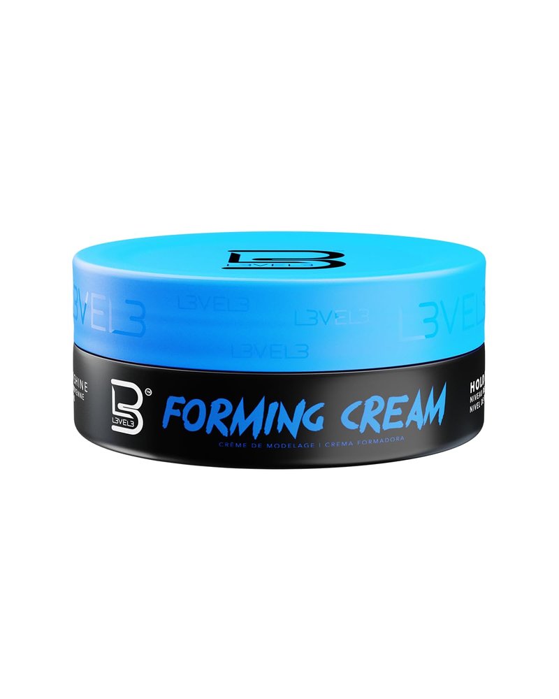 L3 Level 3 Forming Cream - Natural Look Hairstyle - Improves Volume - No Stickiness Level Three Hair Cream (Pack of 2, 5 Oz)