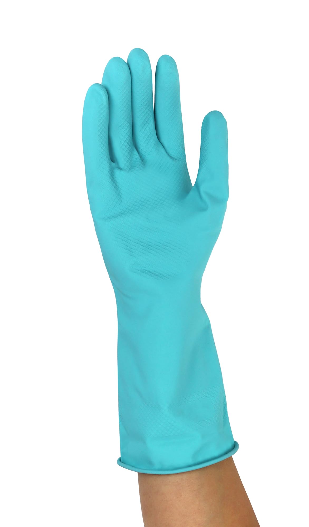 Mr. Clean Duet Reusable Latex Cleaning Gloves with Non-Slip Grip, 2 Pair, Small