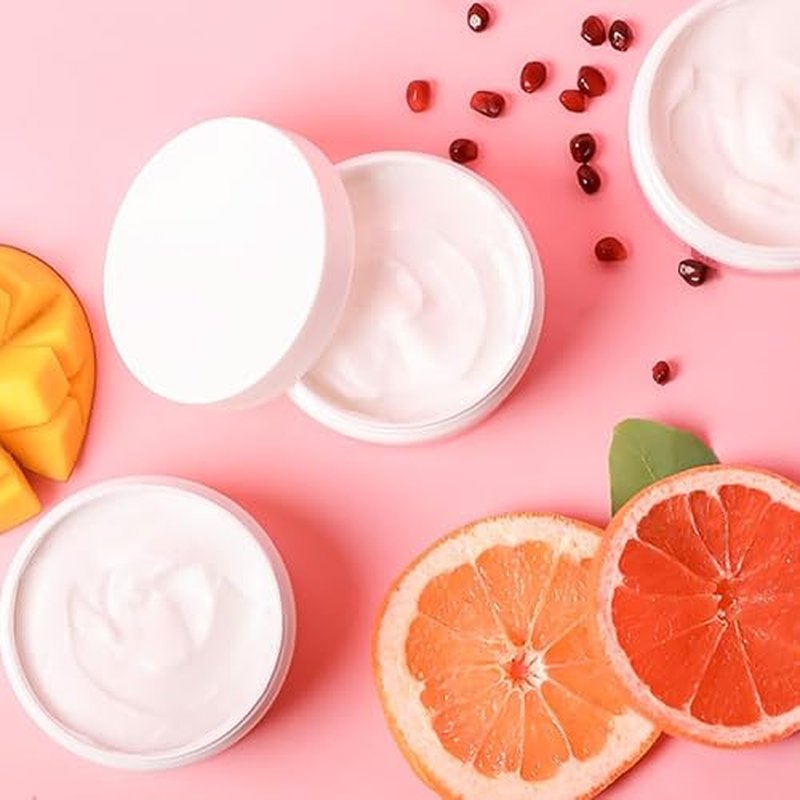 NATURE WELL Shea Body Butter Variety Pack, Includes Grapefruit, Mango, & Pomegranate, Provides Ultimate Nourishment & Hydration, 3 Pack (8 Oz Ea)