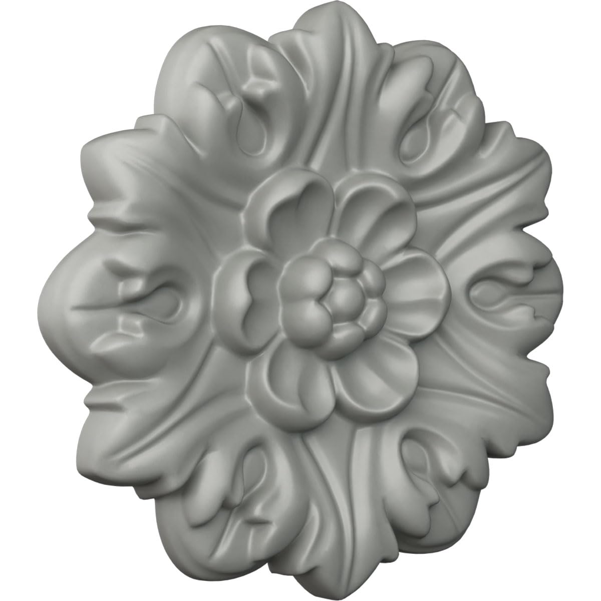 Ekena Millwork ROS07X07KE Kent Round Rosette, 7 5/8"OD x 1 3/8"P, Primed