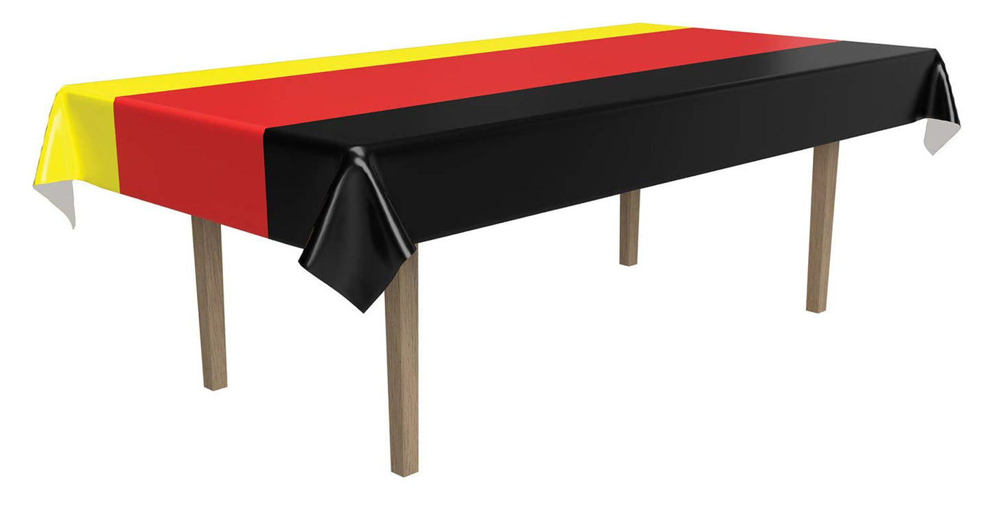Beistle German Plastic Tablecover 54" x 108"