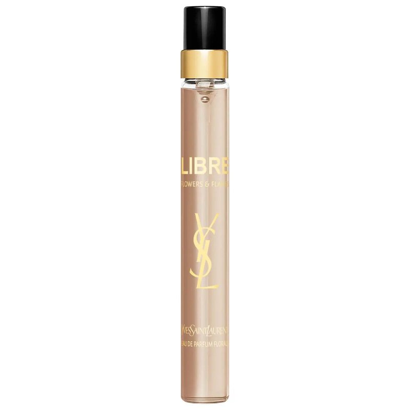 Yves Saint Laurent Libre Flowers & Flames Eau De Parfum Florale Spray for Women, Travel Size 0.33 Fl Oz