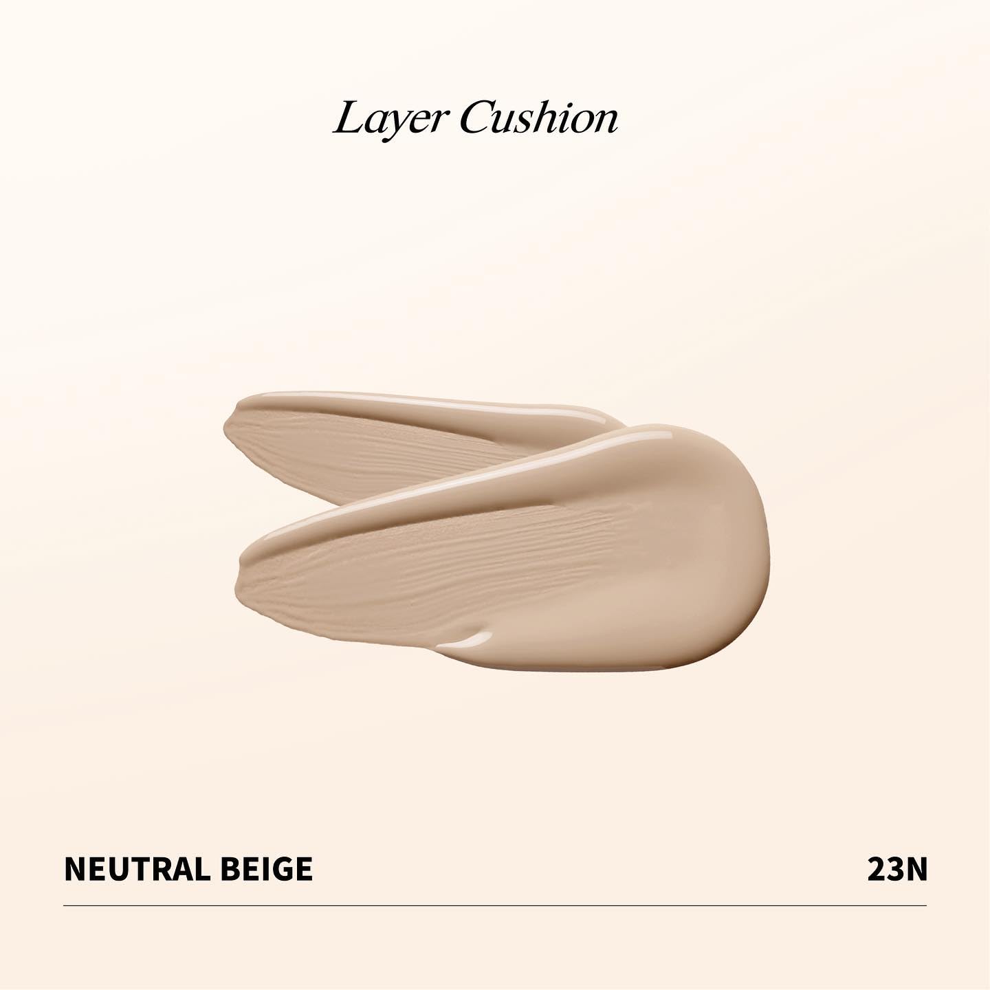 Heart Percent Dote on Mood Layer Cushion SPF 50+/PA+++ with Refill, Satin Glow Silky Flawless Finish Full Coverage Advanced Skincare Foundation (#23N)