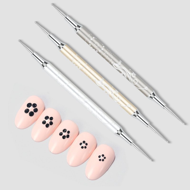 YIHUALE Nail Art Design Pen Painting Tools - DIY Manicure & Professional Salon Set (Blue and White)